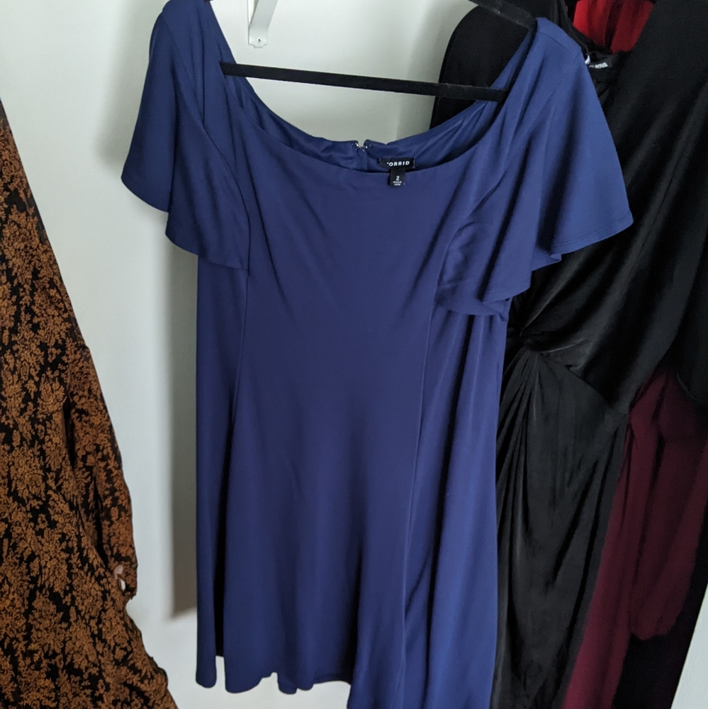 Torrid | Flutter Sleeve A-line Dress